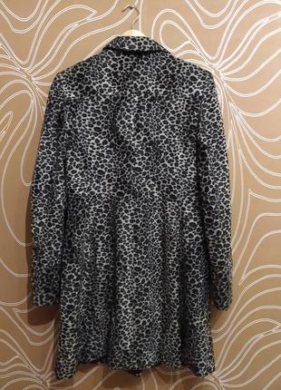 Женское пальто в леопардовый принт от mango7 фото