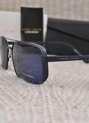 Фирменные солнцезащитные очки  прямоугольные  marc john polarized mj08003 фото