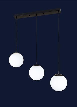 Люстра в стиле лофт 756pr150f-3 bk+wh (500)