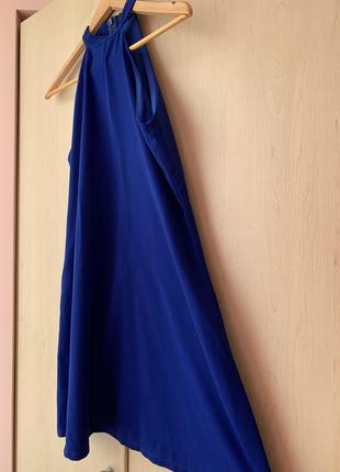 Яркое короткое платье цвета электрик от бренда misguided4 фото