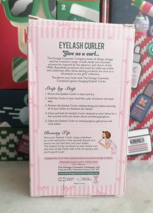 Щипцы для завивки ресниц, керлер от vintage cosmetics company