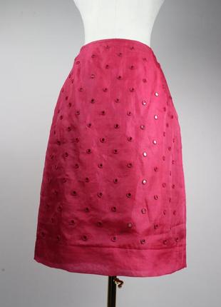 Винтажная шелковая юбка /вангард винтаж