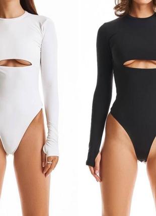 Стильное боди с вырезом🔥