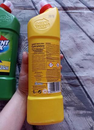Средство для дезинфекции и чистки унитаза agent max польша