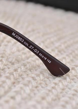 Фирменные солнцезащитные очки  прямоугольные  marc john polarized mj0803 на маленькое лицо9 фото