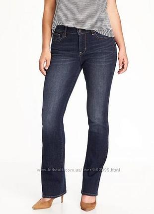 Шикарні жіночі джинси old navy curvy boot-cut jeans, р. 10