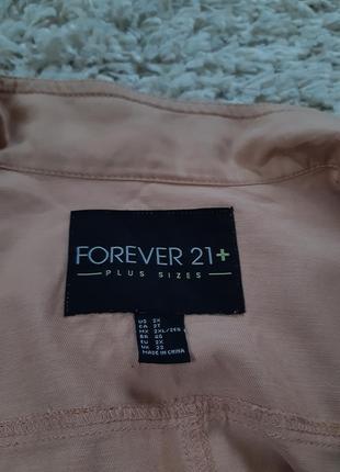 Стильная  лёгкая куртка ветровка, forever 21, p. 2xl-3xl7 фото