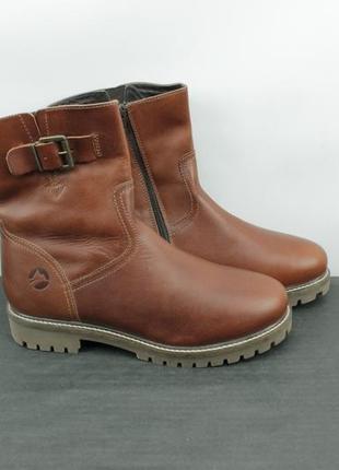 Шикарні зимові черевики travelin vansbro brown leather boots