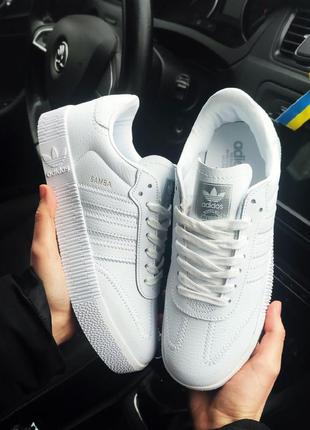 Жіночі кросівки adidas samba білі