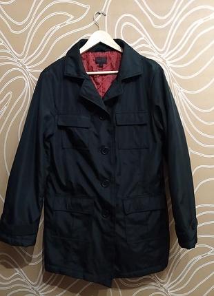 Черная женская демтсезонная куртка плащ identic размер 38-40