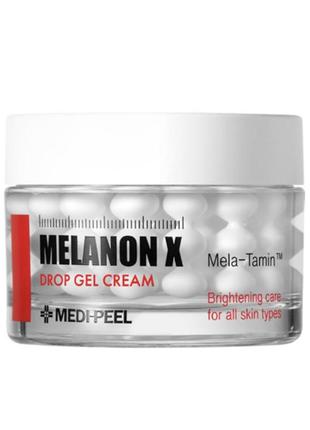 Капсульний гель-крем із ретинолом medi-peel melanon x drop gel cream, 50 г1 фото