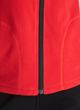 Флисовая кофта женская vigo 200 красная с "тризубом"2 фото