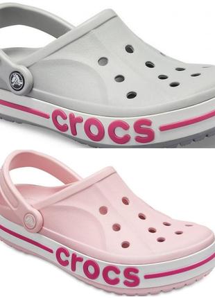 Crocs bayaband slide клоги w6-10 два цвета1 фото