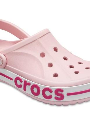 Crocs bayaband slide клоги w6-10 два цвета5 фото