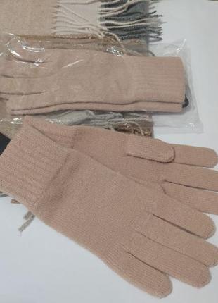 Рукавички 20%вовна, 45%віскоза 30%нейлон 5%еластан