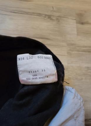 Чорні джинси levis made in usa vintage7 фото