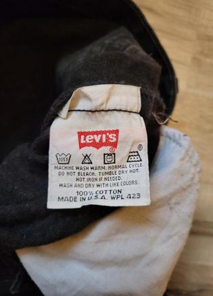 Чорні джинси levis made in usa vintage6 фото