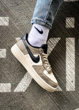 Кроссовки nike air force low ‘brown”