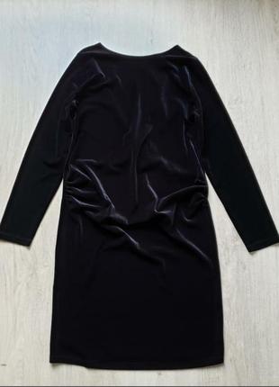 Платье велюровое asos с красивой спинкой для будущей мамы 14 р-ру.5 фото