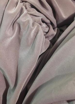 Платье v образный вырез стяжка шторка складка збрыжка2 фото