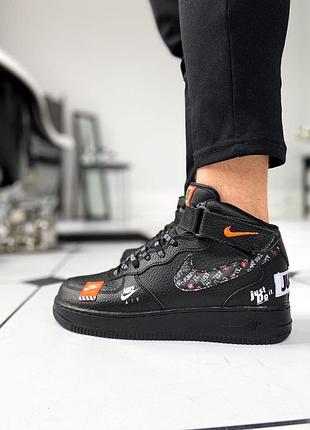 Кросівки nike air force 1 high just do it pack black2 фото