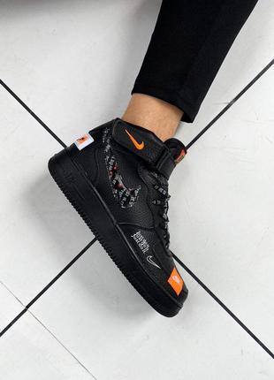 Кросівки nike air force 1 high just do it pack black5 фото