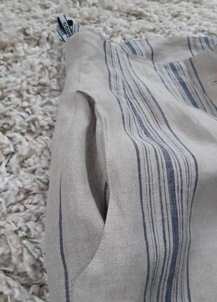 Стильная длинная льняная юбка с карманами, comma,  p. 366 фото
