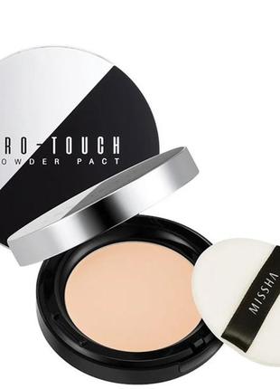 Missha pro-touch powder pact spf25 pa++ - компактна пудра для обличчя1 фото