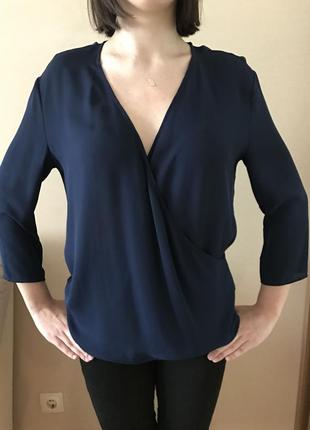 Шикарна блюзу на запах mango