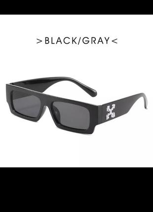 Окуляри off white чорні 🖤, окуляри сонцезахисні 2023 унісекс6 фото