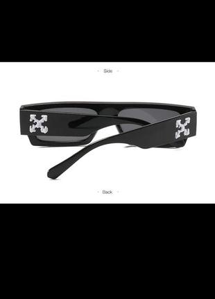 Окуляри off white чорні 🖤, окуляри сонцезахисні 2023 унісекс4 фото
