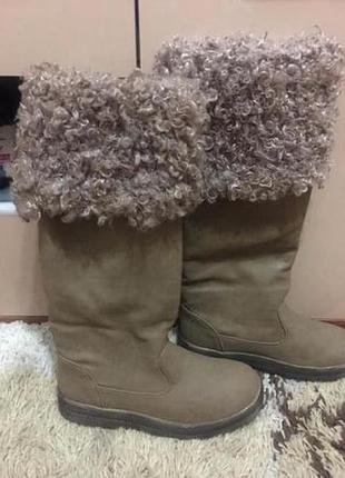 Останній розмір! шикарні теплі чоботи centro