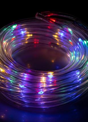 Гирлянда дюралайт на батарейках springos rope lights 5 м 50 led cl0856 mix10 фото