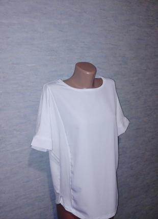 Белая женская футболка оверсайз, женская белая футболка оверсайз, женская футболка, женская одежда, женская обувь2 фото