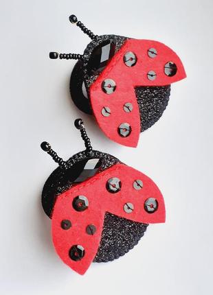 Прикраси для волосся - пара резиночок сонечки