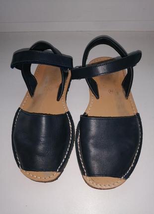 Шкіряні менорки босоніжки heoho en espana