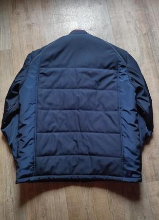 💣классная💣 куртка темно-синего цвета halla, на р. l-xl, замеры на фото6 фото