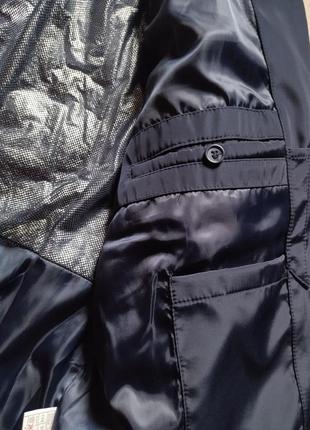 💣классная💣 куртка темно-синего цвета halla, на р. l-xl, замеры на фото9 фото