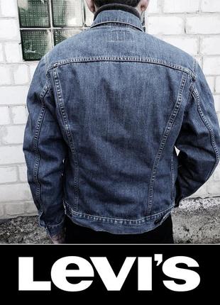 Куртка levis 70500 джинсовий жакет піжжак jacket levis унісекс р.xl original вінтаж легенда5 фото