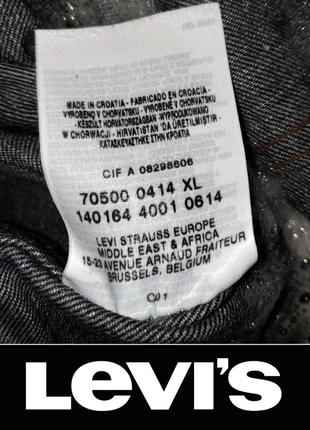 Куртка levis 70500 джинсовий жакет піжжак jacket levis унісекс р.xl original вінтаж легенда6 фото