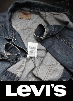 Куртка levis 70500 джинсовий жакет піжжак jacket levis унісекс р.xl original вінтаж легенда10 фото