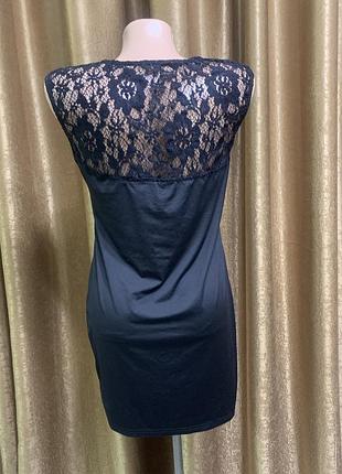 Маленькое короткое, облегающее, чёрное платье размер m
