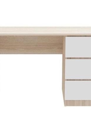 Компьютерный/письменный стол без ручек с ящиками