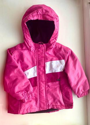 Куртка курточка фуксія водоотталкивающая демисезон водовідштовхувальна