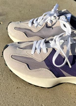 Женские кроссовки new balance 327 grey violet 36-37-38-39-403 фото