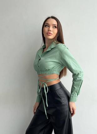 Жіноча сорочка укорочена
