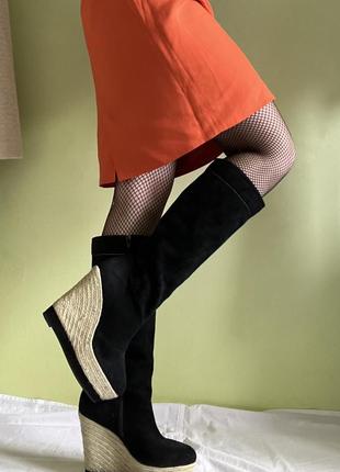 Замшеві чобітки braska size 38,5 (24,5см)