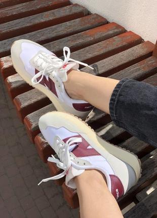 Женские кроссовки new balance 237 white bordo 36-37-38-39-40-415 фото