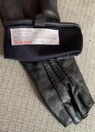 Чорні рукавички без пальців ‘river island7 фото