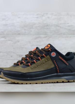 Чоловічі шкіряні кросівки merrell, мужские кожаные кроссовки merrell3 фото